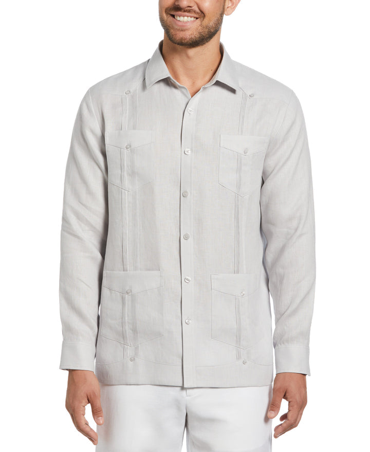 Guayabera Cubavera 100% Lino Clásica Manga Larga