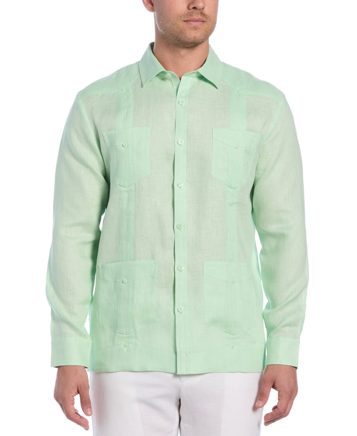 Guayabera Cubavera 100% Lino Clásica Manga Larga