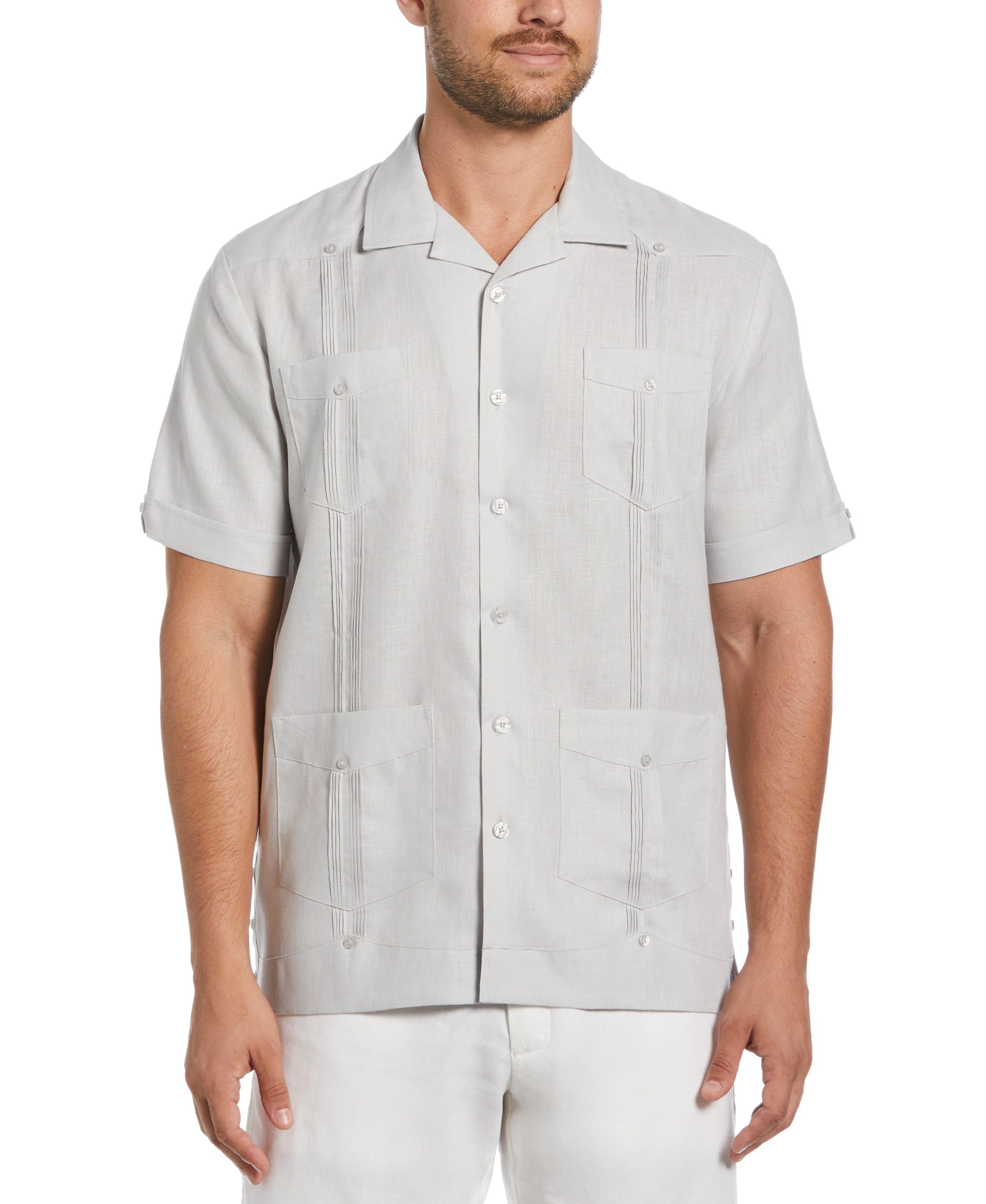 Guayabera Cubavera 100% Lino Clásica Manga Corta