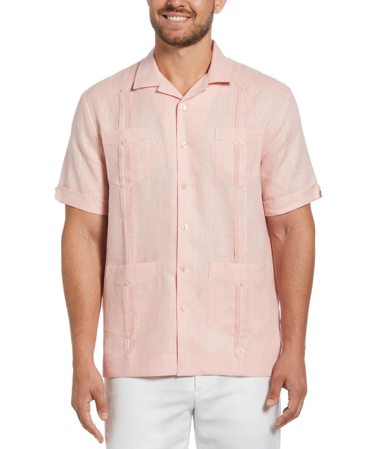 Guayabera Cubavera 100% Lino Clásica Manga Corta