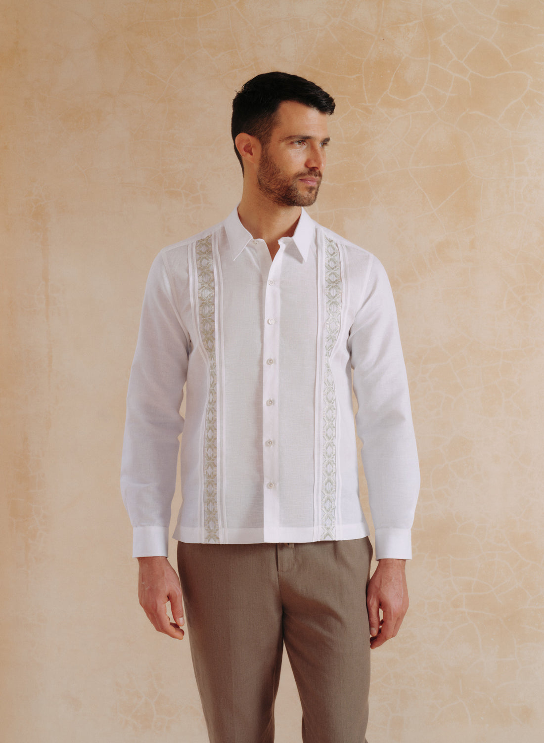 Guayabera Allende Bordado Relleno
