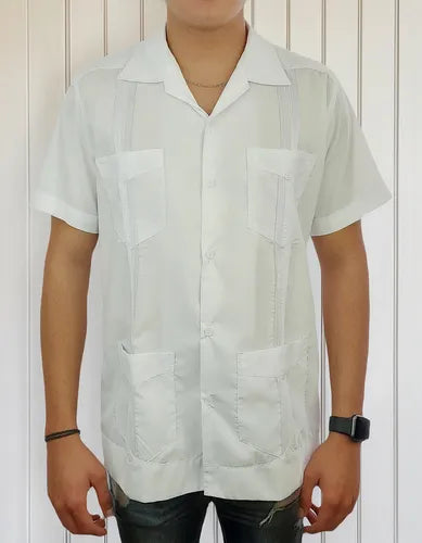 Guayabera Clásica Tradicional Yucateca Manga Corta Cubana
