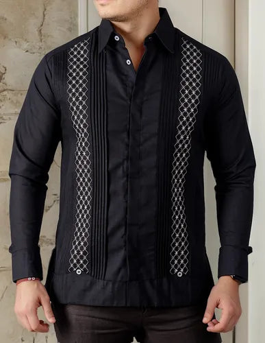 Guayabera Bordada Yucateca Dzitás