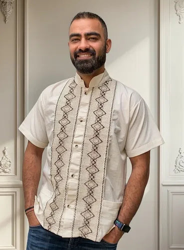 Guayabera Para Caballero - Clásica y Elegante