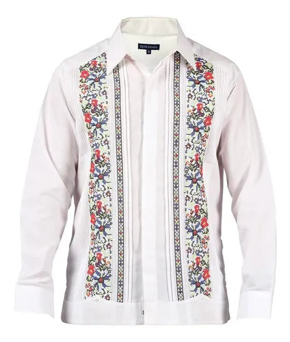 Guayabera Yucateca Punto Cruz Temax