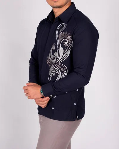 Guayabera Yucateca Dezendo Cisne - XS