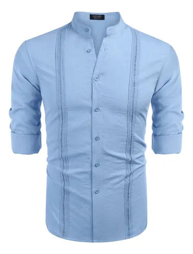 Guayabera Playa Casual Cubana Premium