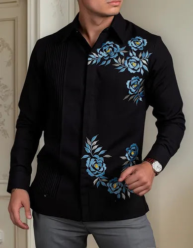Guayabera Yucateca Bordado Artesanal Mérida