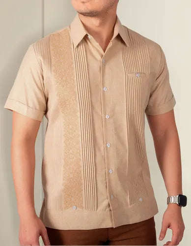 Guayabera Bordada Dezendo Suytun Slim Fit