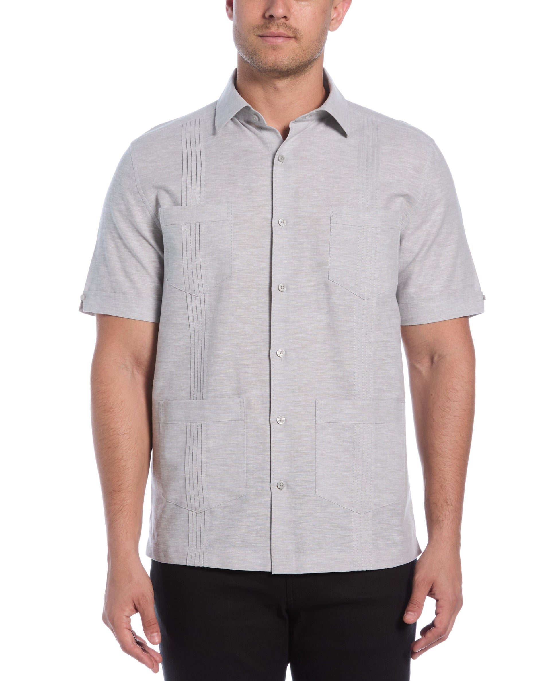 Guayabera Cubavera Lino Mezcla 4 Bolsillos