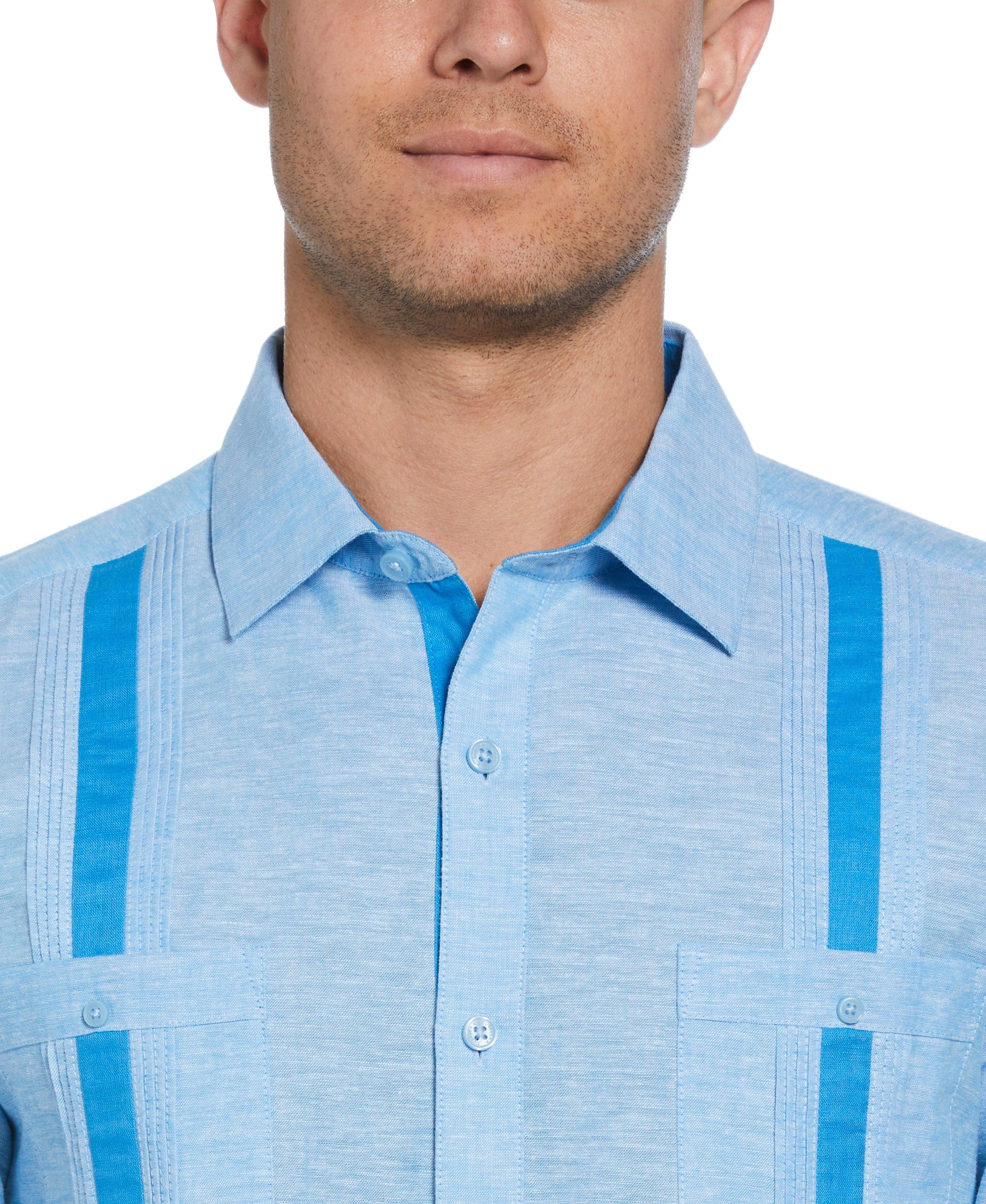Guayabera Cubavera Tinte Cruzado Lino Mezcla