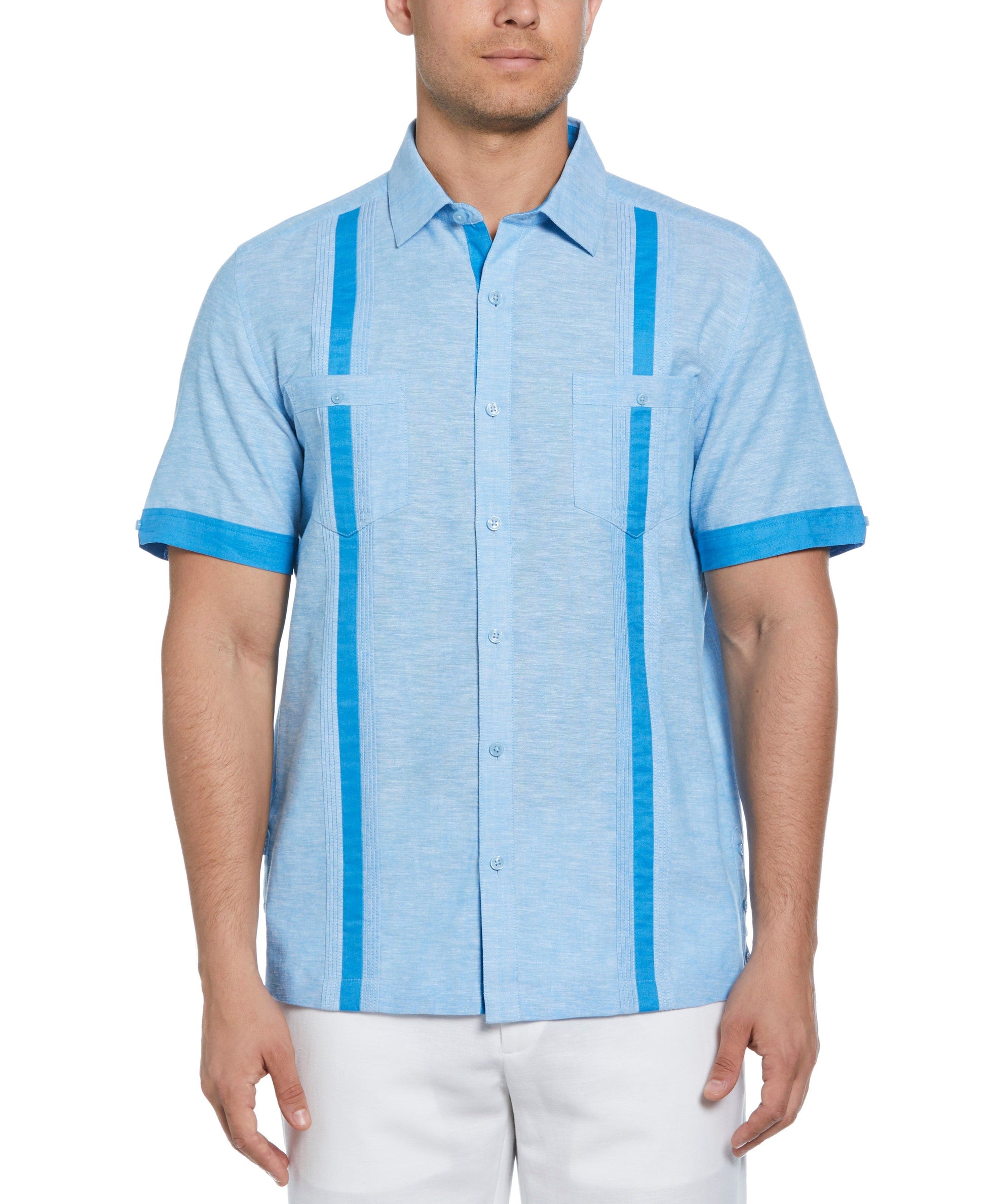 Guayabera Cubavera Tinte Cruzado Lino Mezcla
